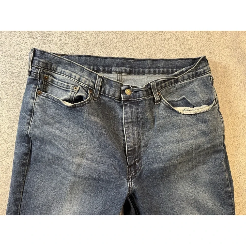 Levis 541 Athletic Taper Jeans Mens 36x30.5 Blue Stretch Denim 18181-0216